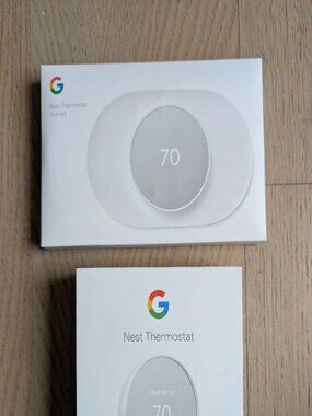 Google Nest Thermostat with Trim Kit (Snow)